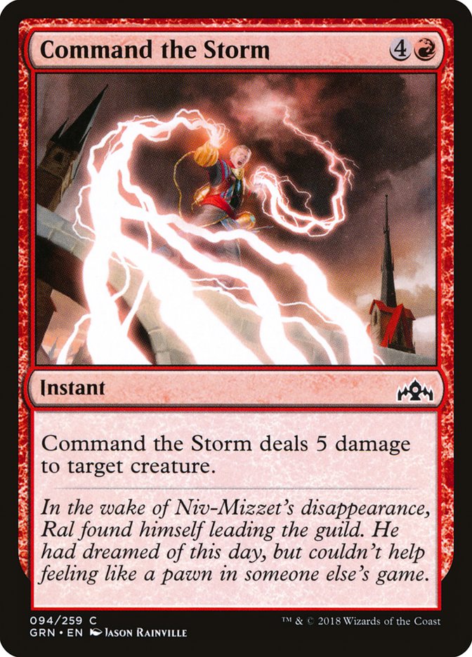 Comanda la tormenta [Gremios de Ravnica] 