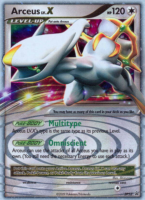 Arceus Lv.X (DP53) [Diamante y Perla: Promociones de Estrella Negra] 