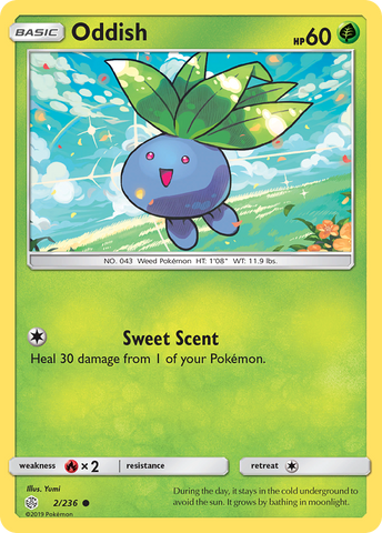 Oddish (2/236) [Sol y Luna: Eclipse cósmico] 