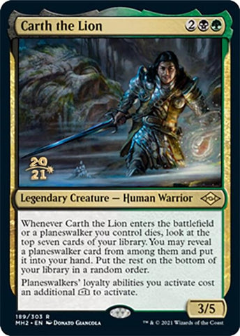 Carth el León [Promociones de presentación de Modern Horizons 2] 