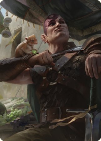 Minsc &amp; Boo, tarjeta artística de héroes atemporales (38) [Commander Legends: Battle for Baldur's Gate Art Series] 
