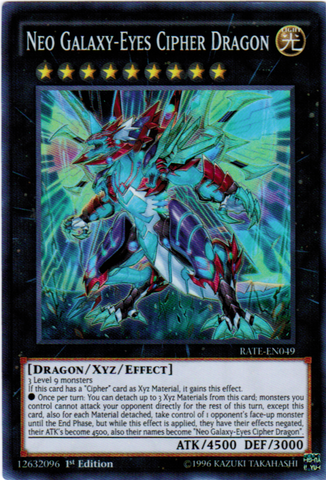 Dragón cifrado de ojos neogalácticos [RATE-EN049] Súper raro 