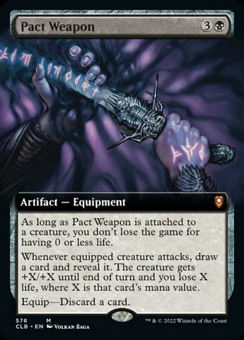 Arma del pacto (arte extendido) [Commander Legends: Battle for Baldur's Gate] 