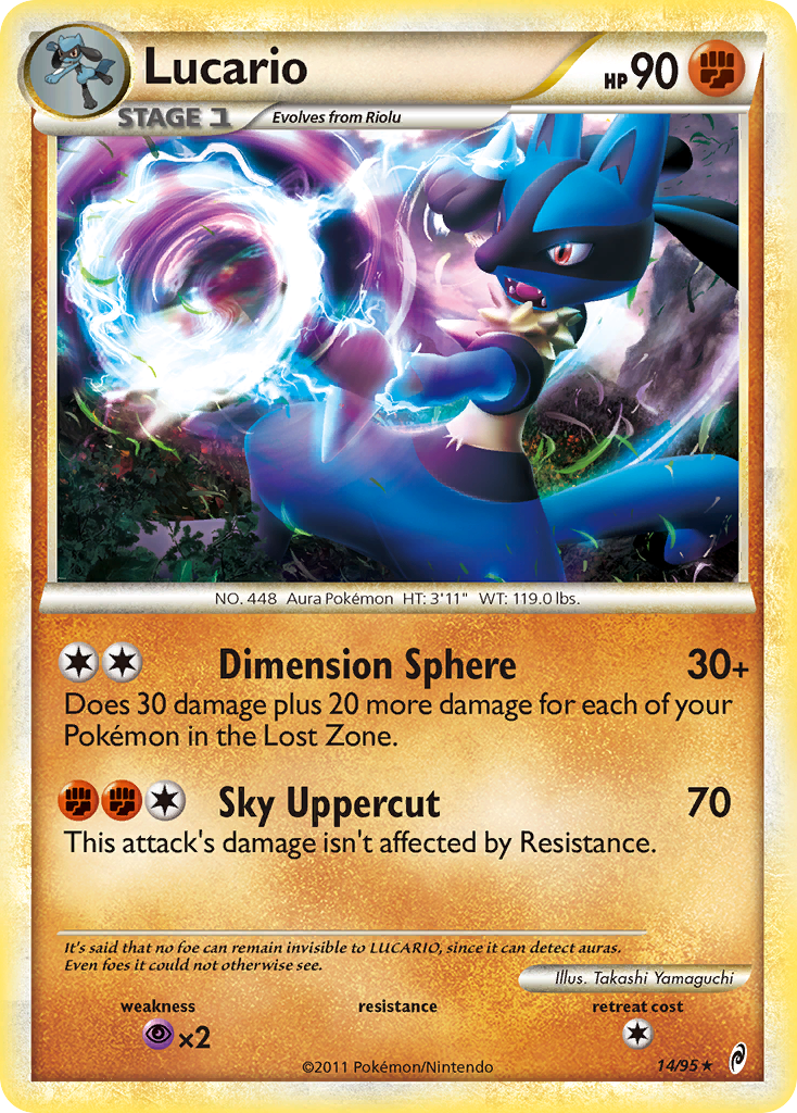 Lucario (14/95) [HeartGold y SoulSilver: Call of Legends] 