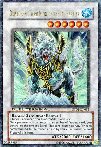 Dewloren, Rey Tigre de la Barrera de Hielo [DT02-EN033] Ultra raro 