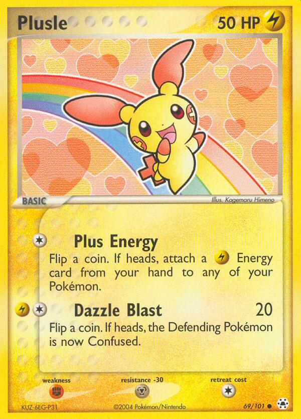 Plusle (69/101) [EX: Leyendas ocultas] 