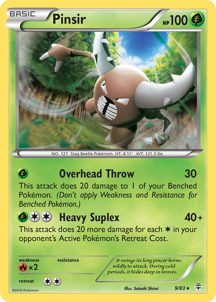 Pinsir (9/83) [XY: Generaciones] 