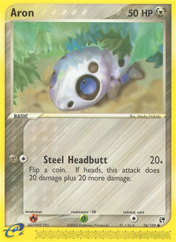 Aron (56/100) [EX: Tormenta de arena] 