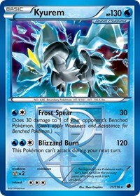 Kyurem (31/116) (Exclusivo de la cubierta temática) [Blanco y negro: Plasma Freeze] 