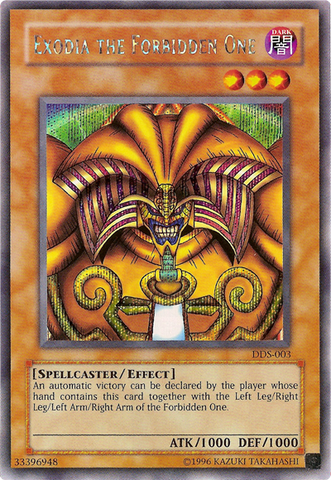 Exodia el Prohibido (Historias de Dark Duel) [DDS-003] Secreto Raro 