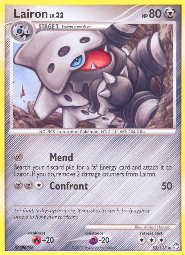 Lairon (53/123) [Diamante y perla: tesoros misteriosos] 