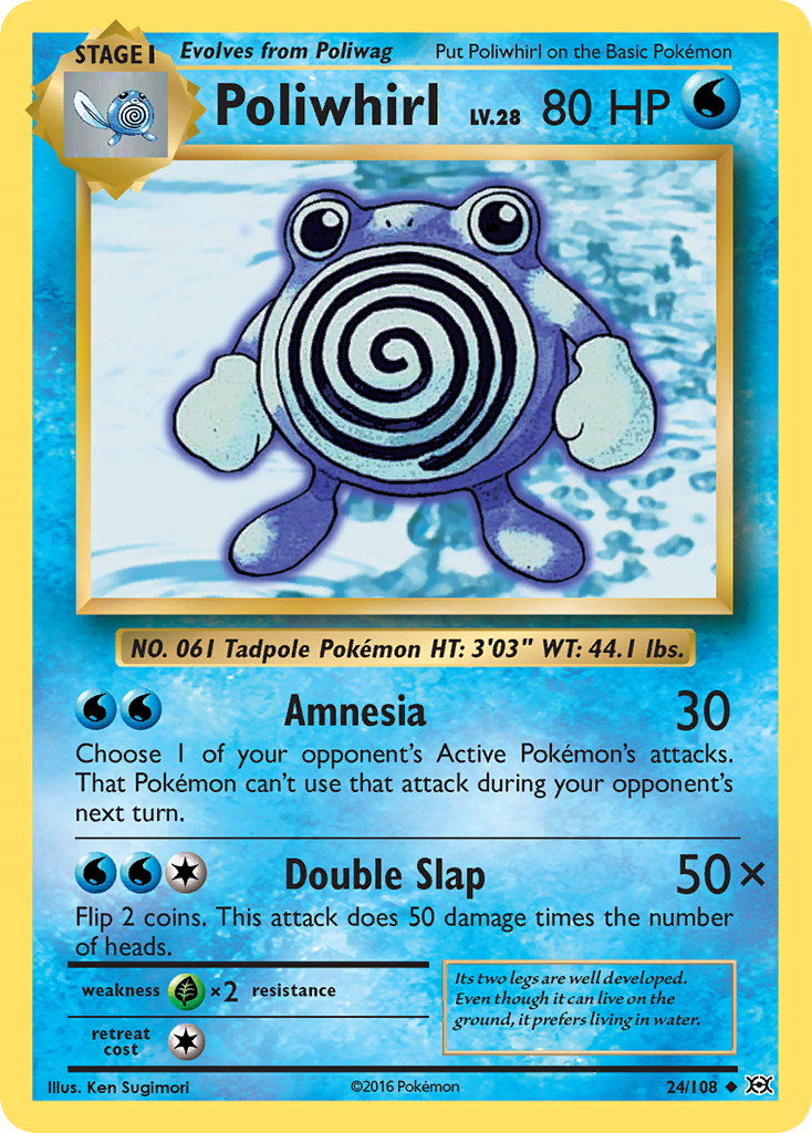 Poliwhirl (24/108) [XY: Evoluciones] 