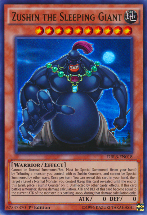 Zushin el Gigante Durmiente [DRL3-EN018] Ultra Raro 