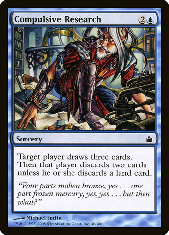 Investigación compulsiva [Ravnica: Ciudad de los gremios] 