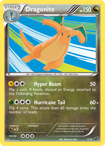 Dragonite (5/20) [Blanco y negro: Dragon Vault] 