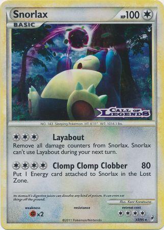Snorlax (33/95) (Promoción de presentación) [Nintendo: Black Star Promos] 