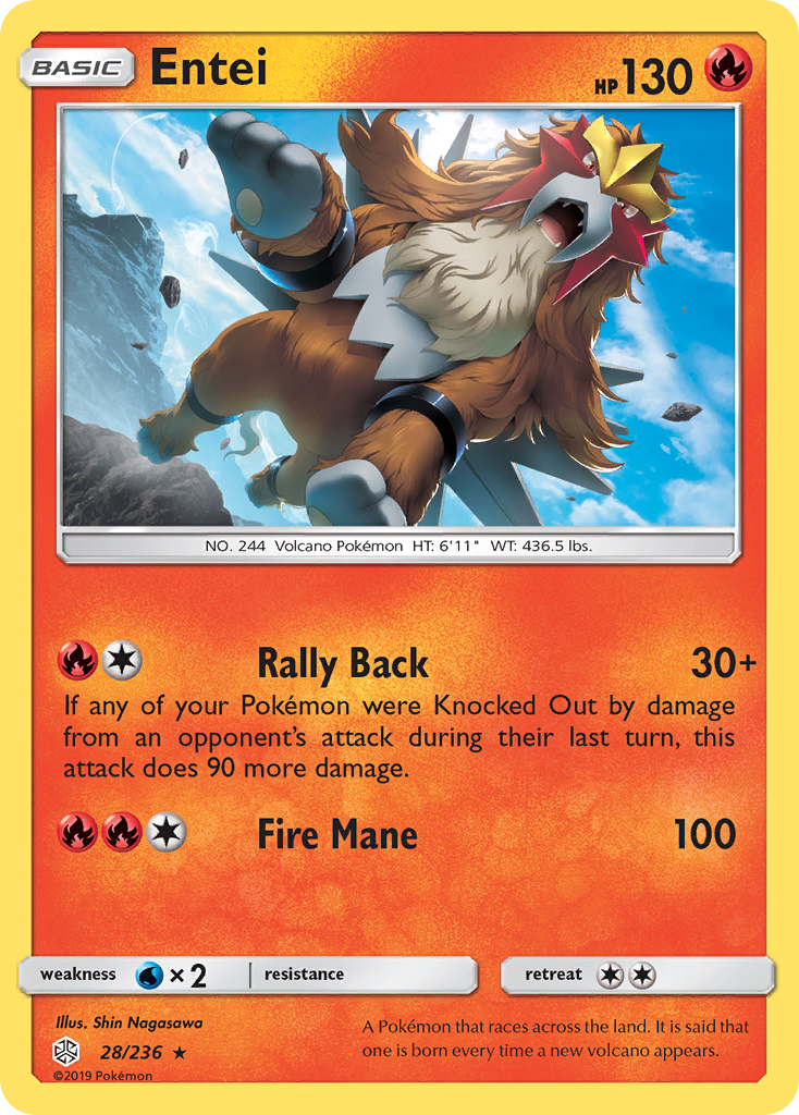 Entei (28/236) [Sol y Luna: Eclipse cósmico] 