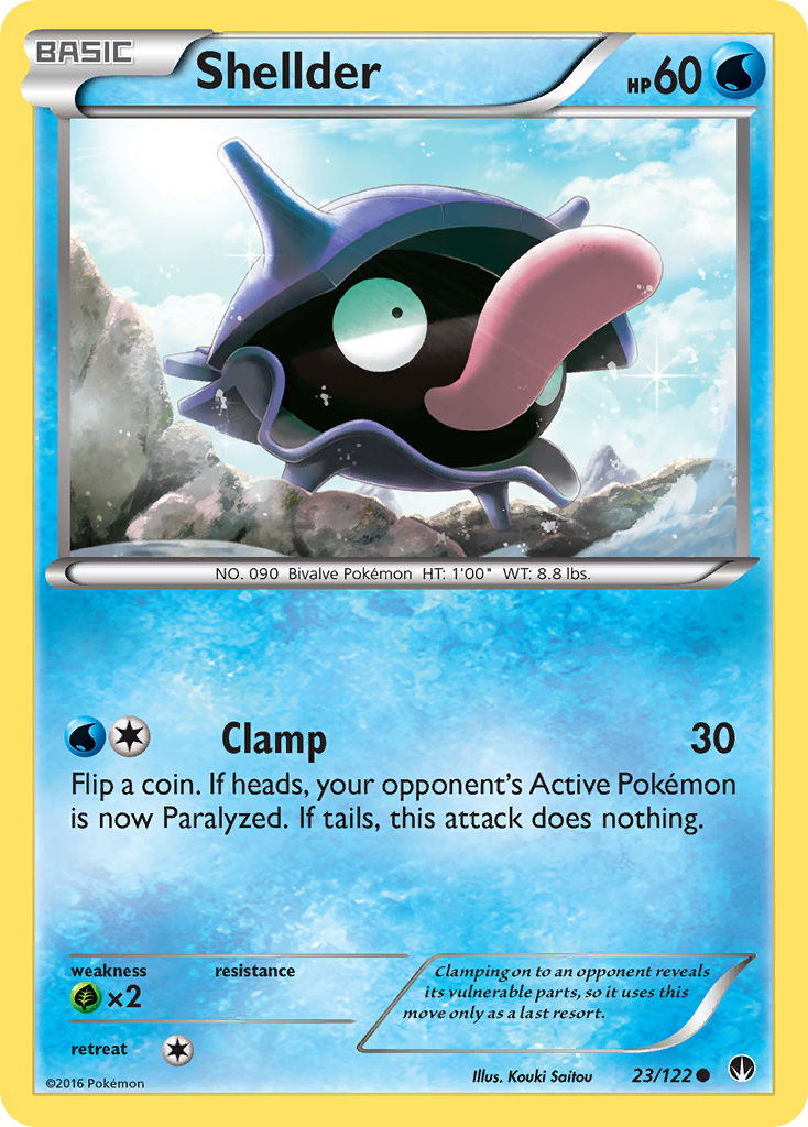 Shellder (23/122) [XY: Punto de ruptura] 