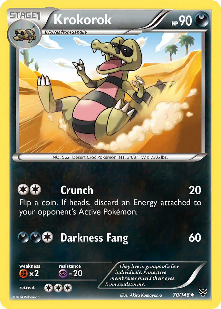 Krokorok (70/146) [XY: Conjunto básico] 