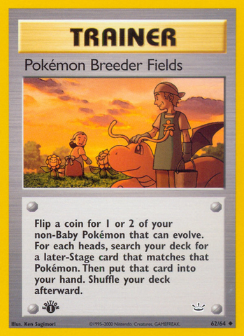 Campos de cría de Pokémon (62/64) [Neo Revelation 1.ª edición] 