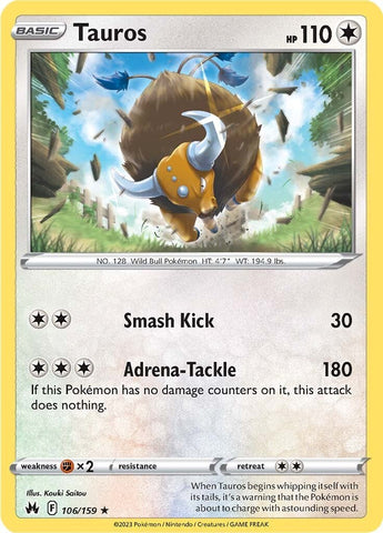Tauros (106/159) [Espada y escudo: Crown Zenith] 