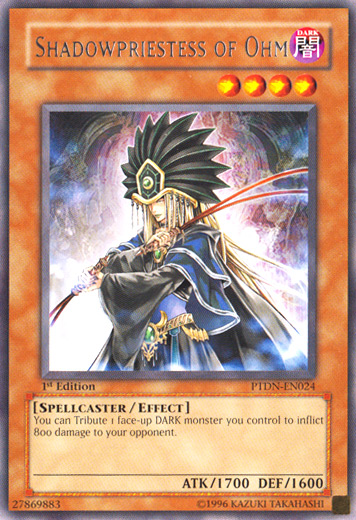 Sacerdotisa de las Sombras de Ohm [PTDN-EN024] Raro 