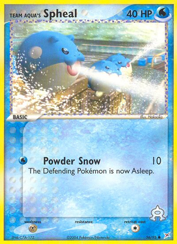 Spheal del Equipo Aqua (56/95) [EX: Equipo Magma vs Equipo Aqua] 