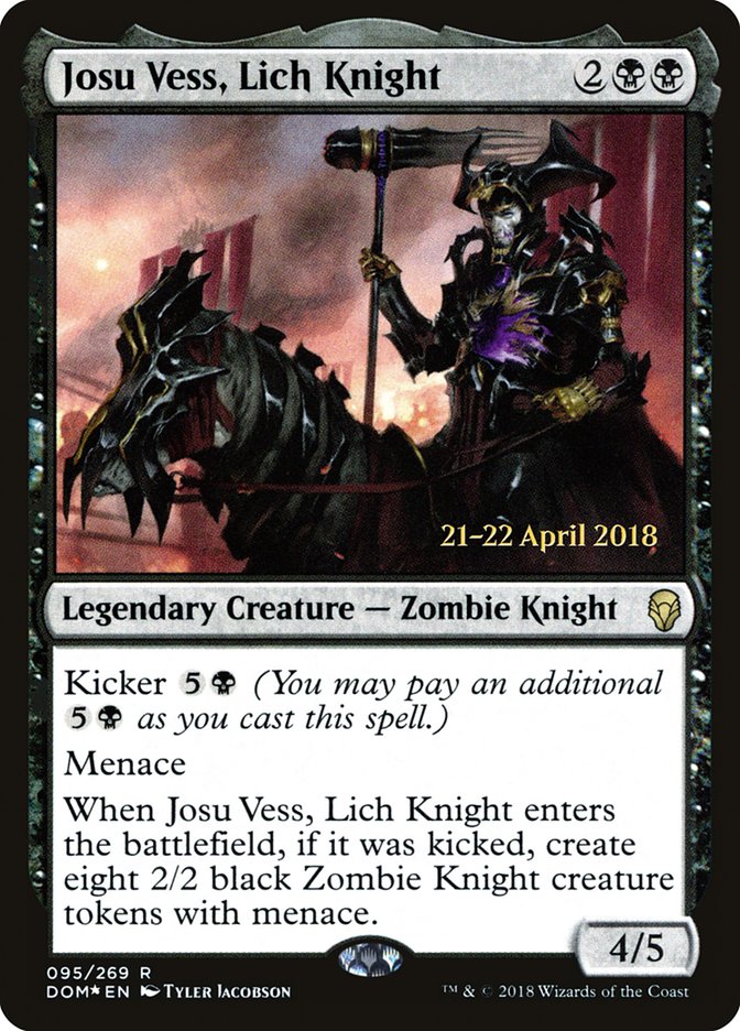 Josu Vess, Caballero Exánime [Promociones de presentación de Dominaria] 