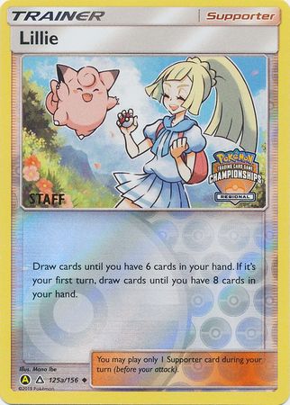 Lillie (125a/156) (Personal de promoción regional) [Sol y Luna: Ultra Prisma] 