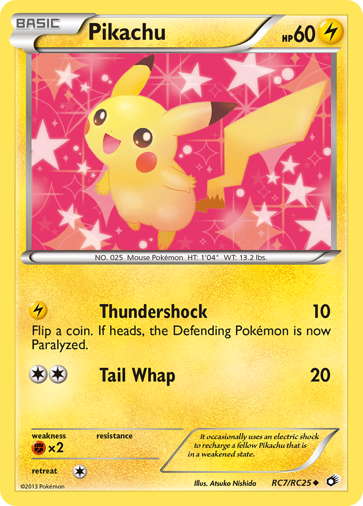 Pikachu (RC7/RC25) [Blanco y negro: Tesoros legendarios] 