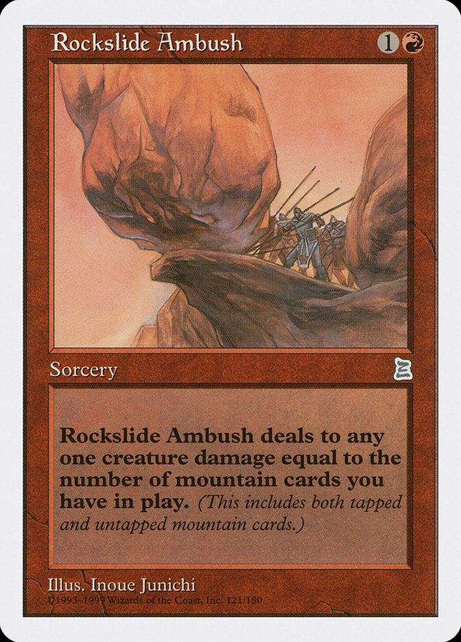Emboscada desprendimiento de rocas [Portal de los Tres Reinos] 