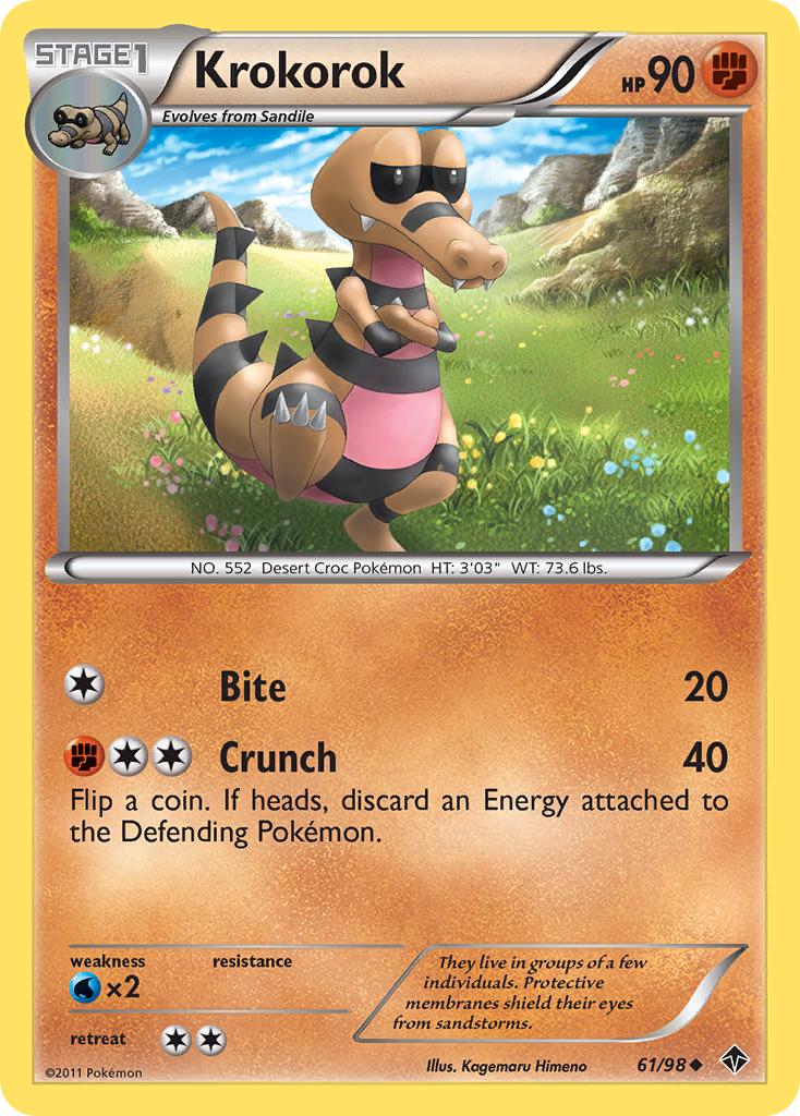 Krokorok (61/98) [Blanco y negro: poderes emergentes] 