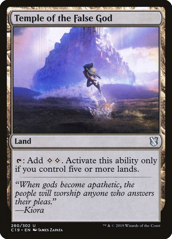 Templo del Falso Dios [Commander 2019] 