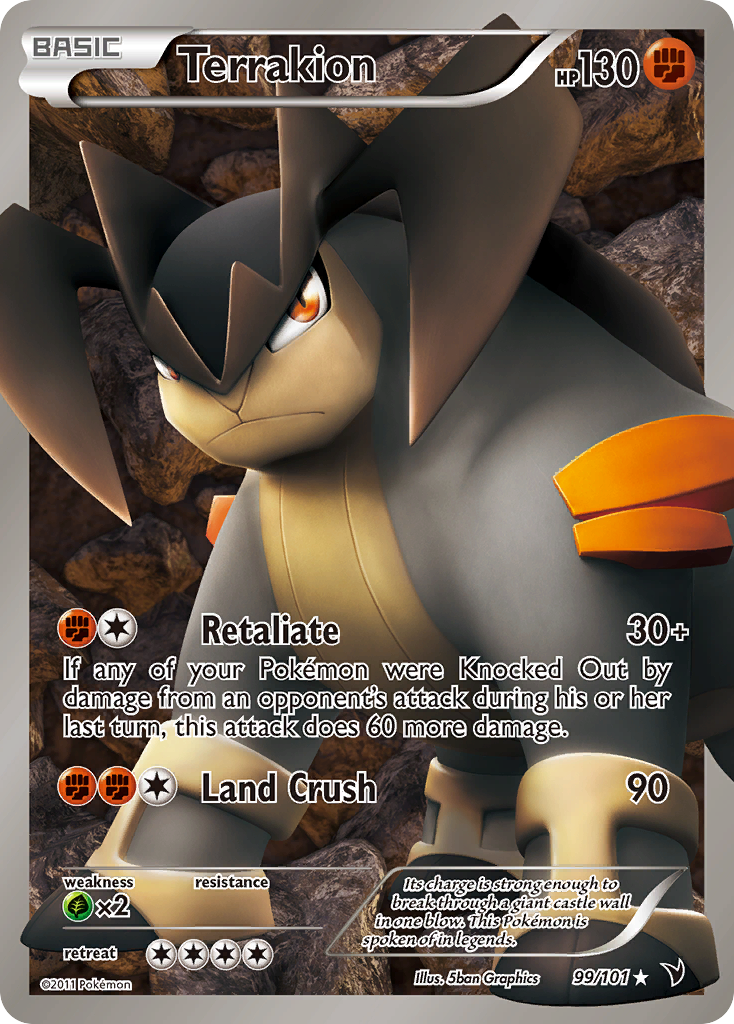 Terrakion (99/101) [Blanco y negro: Victorias nobles] 