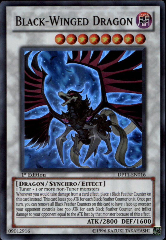 Dragón de alas negras [DP11-EN016] Súper raro 
