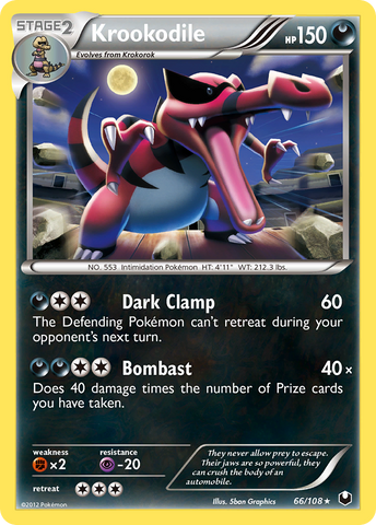 Krookodile (66/108) [Blanco y negro: Exploradores oscuros] 