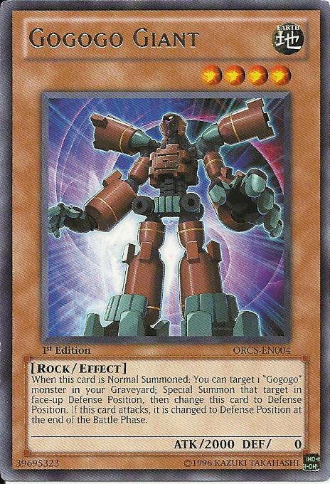 Gigante Gogogo [ORCS-EN004] Raro 