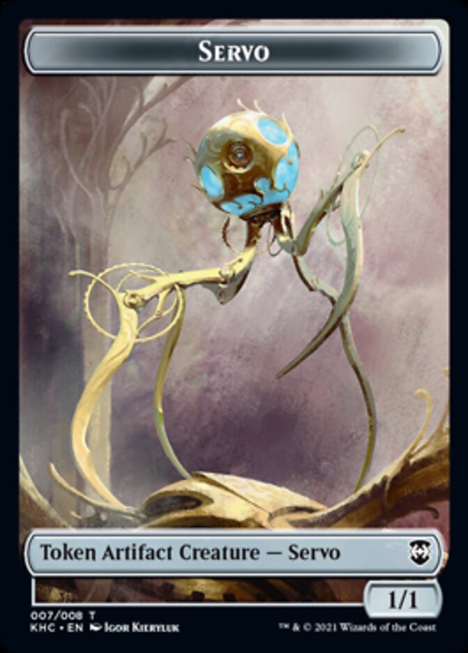 Servo Token [Fichas de Comandante Kaldheim] 