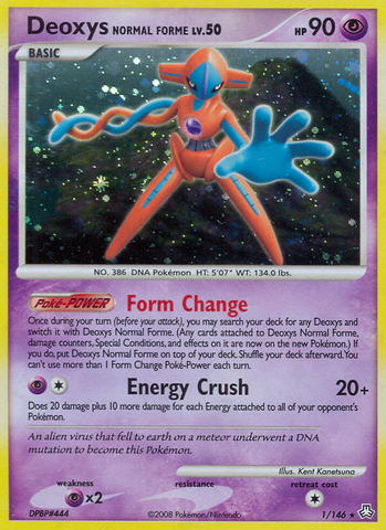 Forma normal de Deoxys (1/146) [Diamante y Perla: Leyendas despiertas] 