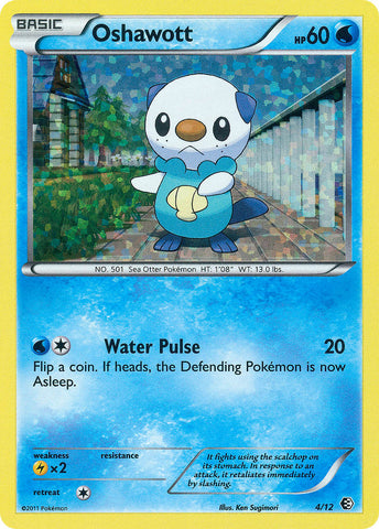 Oshawott (4/12) [Promociones de McDonald's: Colección 2011] 