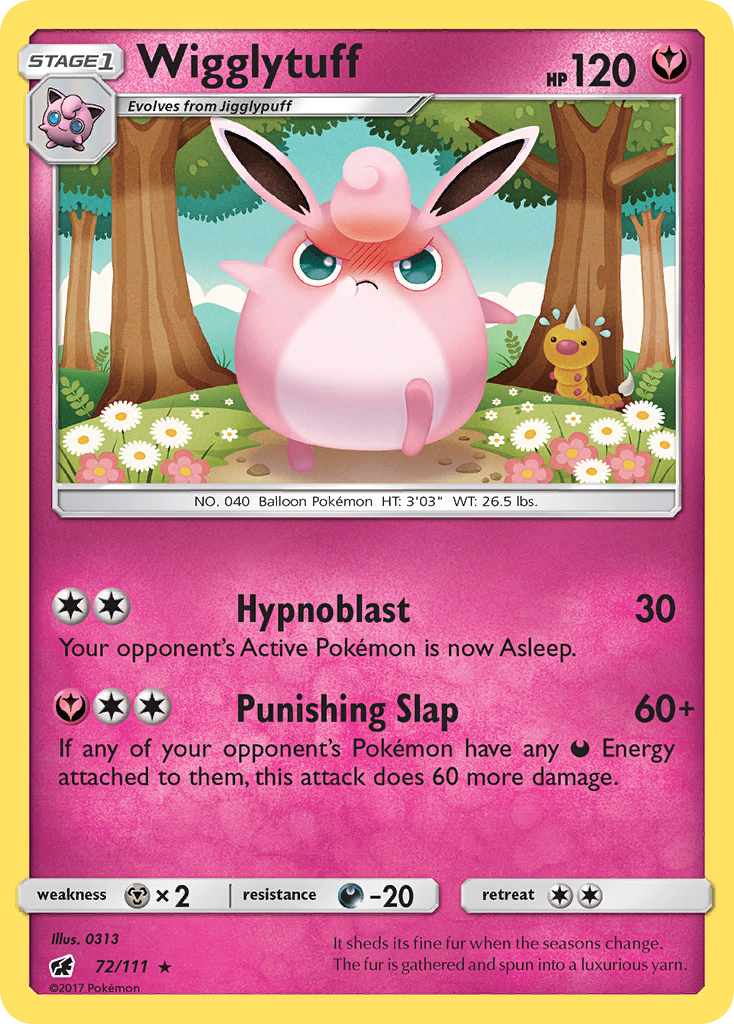 Wigglytuff (72/111) [Sol y Luna: Invasión Carmesí] 