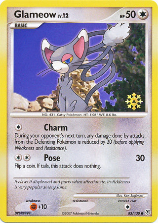 Glameow (83/130) [Promociones del calendario de cuenta regresiva] 