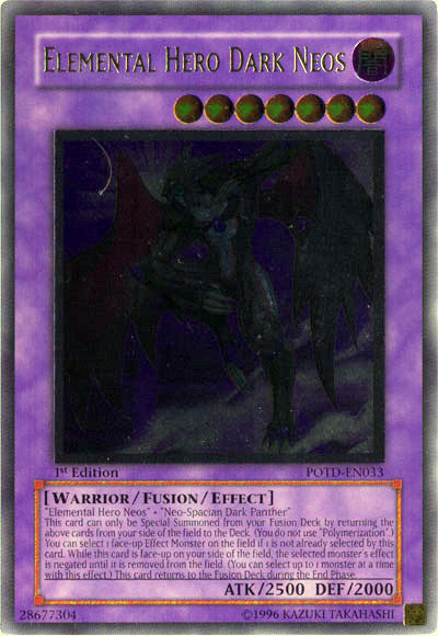Héroe elemental Dark Neos [POTD-EN033] Ultimate Rare 