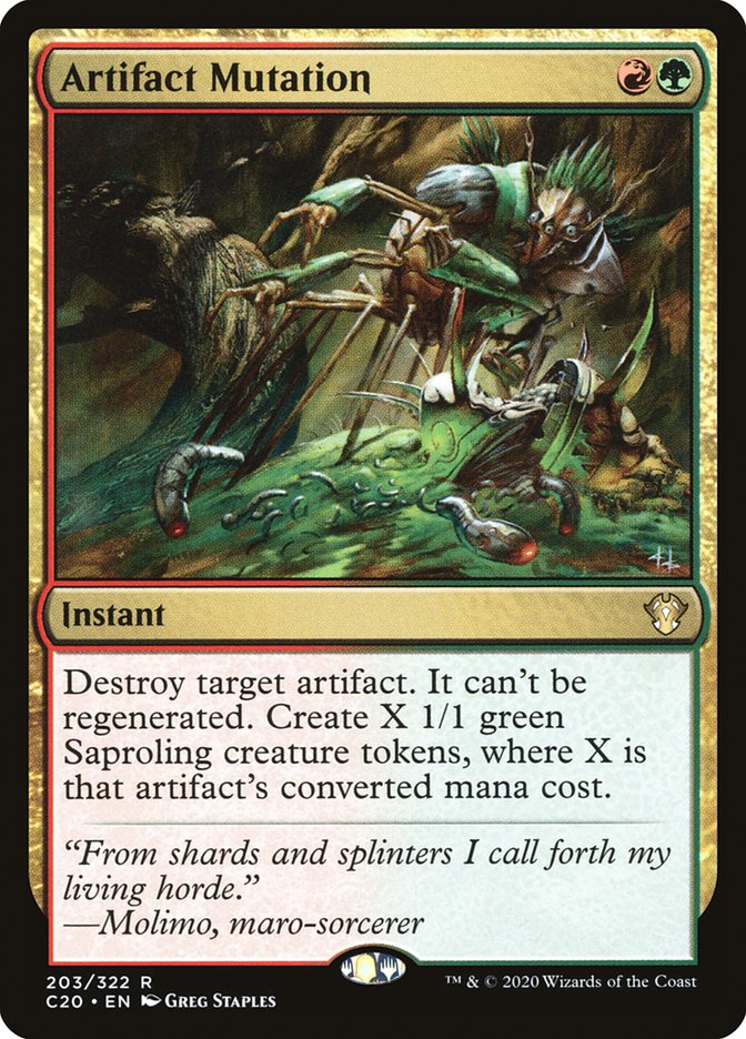 Mutación de artefacto [Commander 2020] 