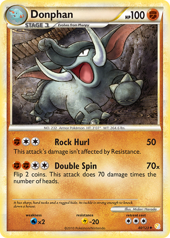 Donphan (40/123) [HeartGold y SoulSilver: Conjunto básico] 