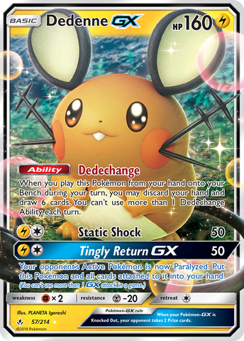 Dedenne GX (57/214) [Sol y Luna: Vínculos inquebrantables] 