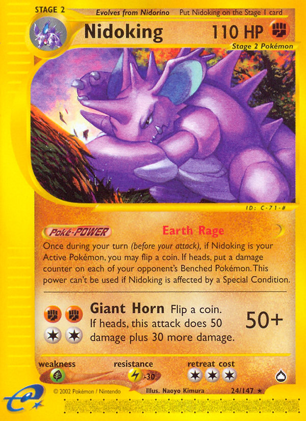 Nidoking (24/147) [Acuápolis] 