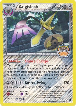 Aegislash (85/146) (Promoción del campeonato regional) [XY: Conjunto básico] 