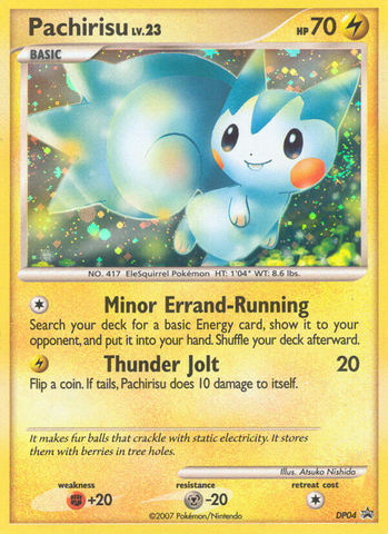 Pachirisu (DP04) [Diamante y Perla: Promociones de Black Star] 