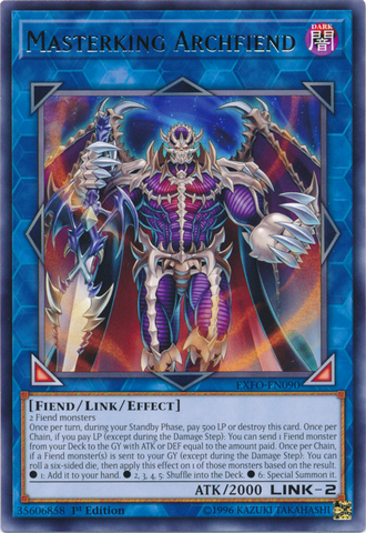 Maestro Rey Archidemonio [EXFO-EN090] Raro 